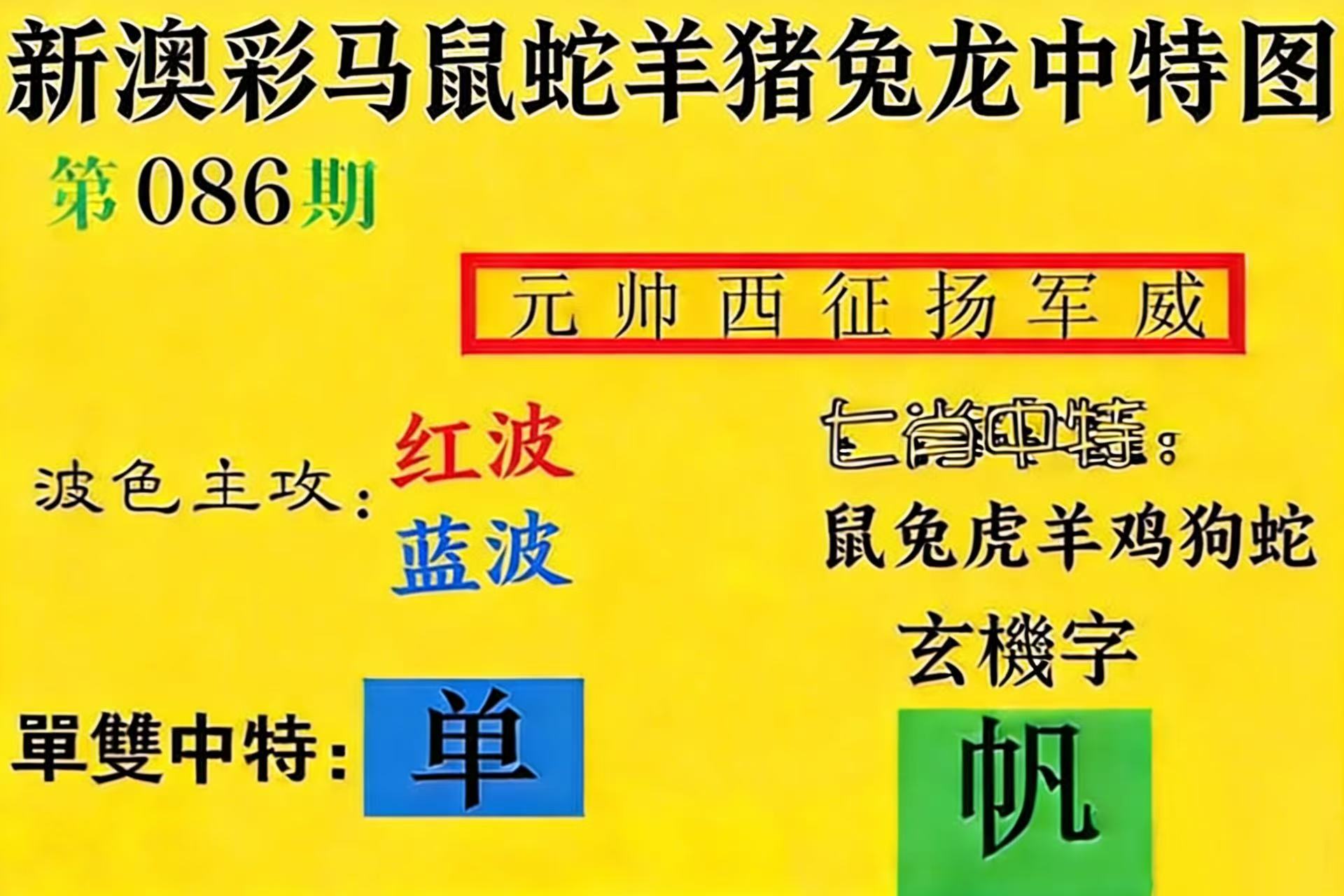 第086期【七肖】