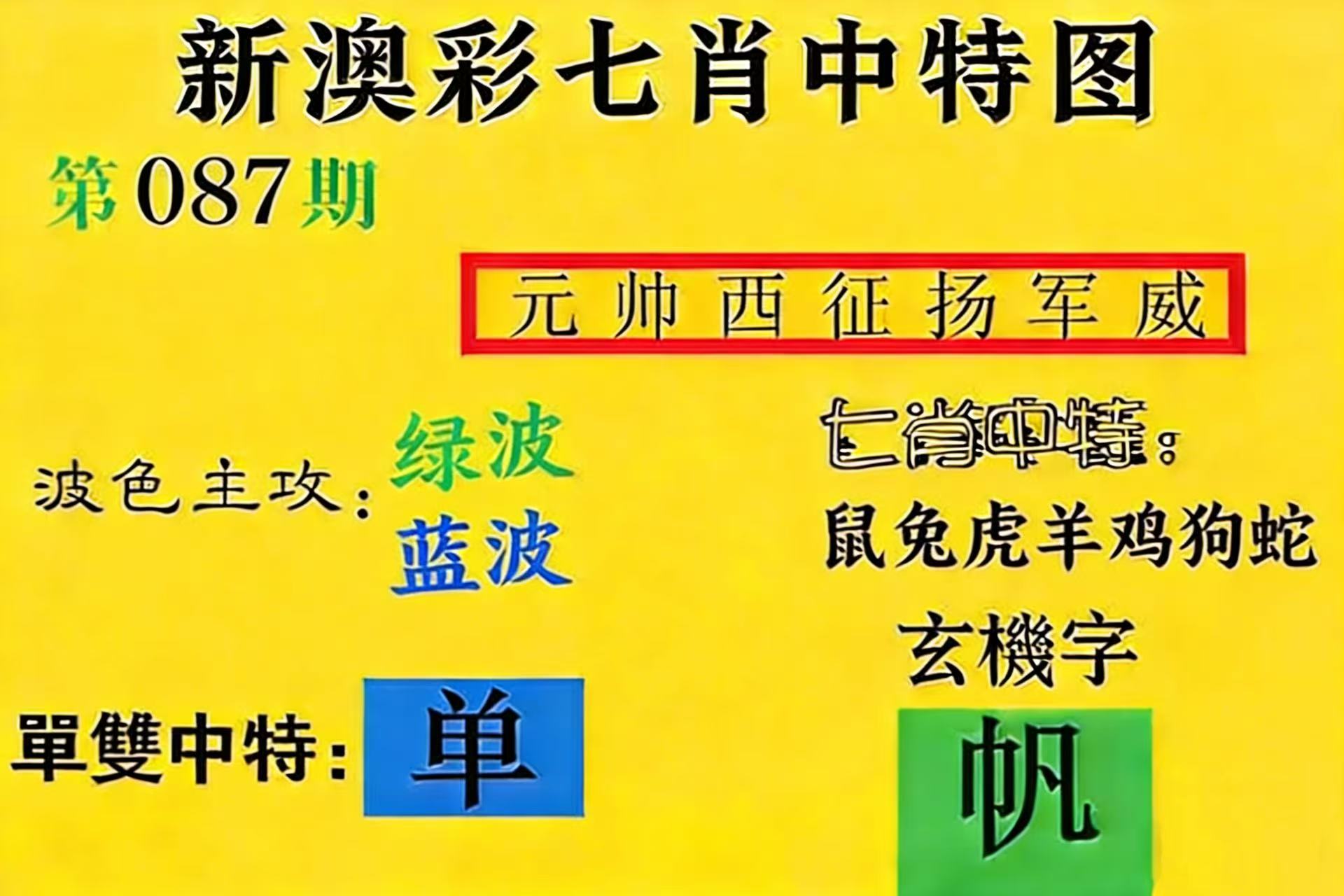 第087期【七肖】