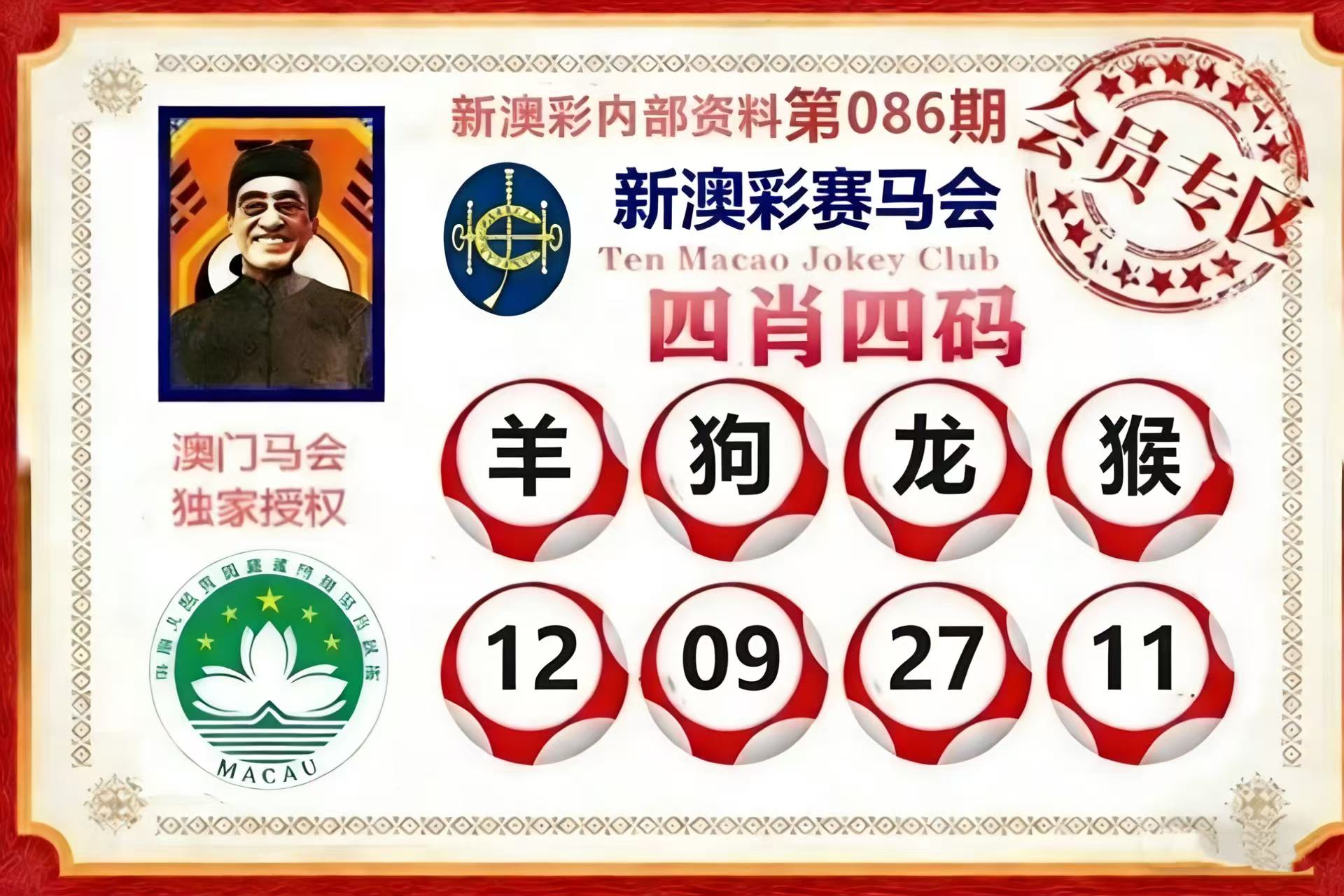 第086期【四肖】